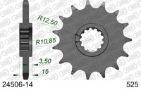Ritzel Antriebsritzel 14-ZäHne 525-Teilung FüR Triumph TT 600 Bj. 2000-2003