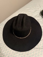 Black Western Hat with Decorative Band