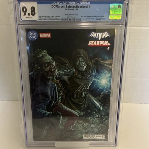 Dc/Marvel: Batman/Deadpool Issue #1 Graded ( CGC 9.8 ) Bermejo Variant Cover