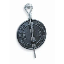 Master Flow 6 in. Black Stove Pipe Cast Iron Damper