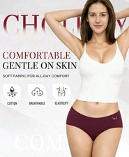 Cholewy Cotton Underwear for Women Full Coverage Knickers 6 Pack Large