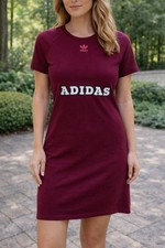 Adidas Original Women s Size Medium Dress H20417 Victory Crimson Athleisure