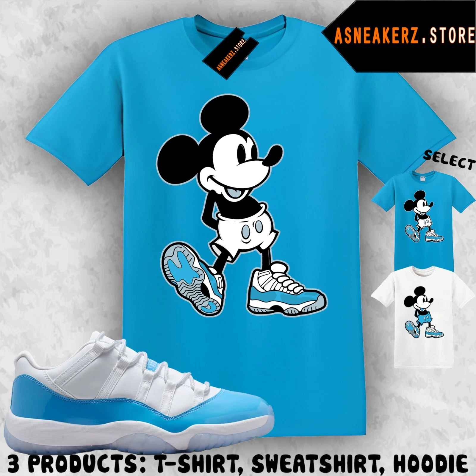 Shirt Match AJ 11 Low University Blue 2026 Sneaker Matching Sneakerhead M Mouse
Opens in a new windo