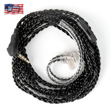 KZ ZS10 PRO in Ear Monitor Earphone Cable, 2Meter Long IEM Cable with Mic, CCZ 4