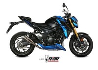 Auspuff Endtopf Mivv Double GUN Suzuki GSX-S 750 2017 - 2020