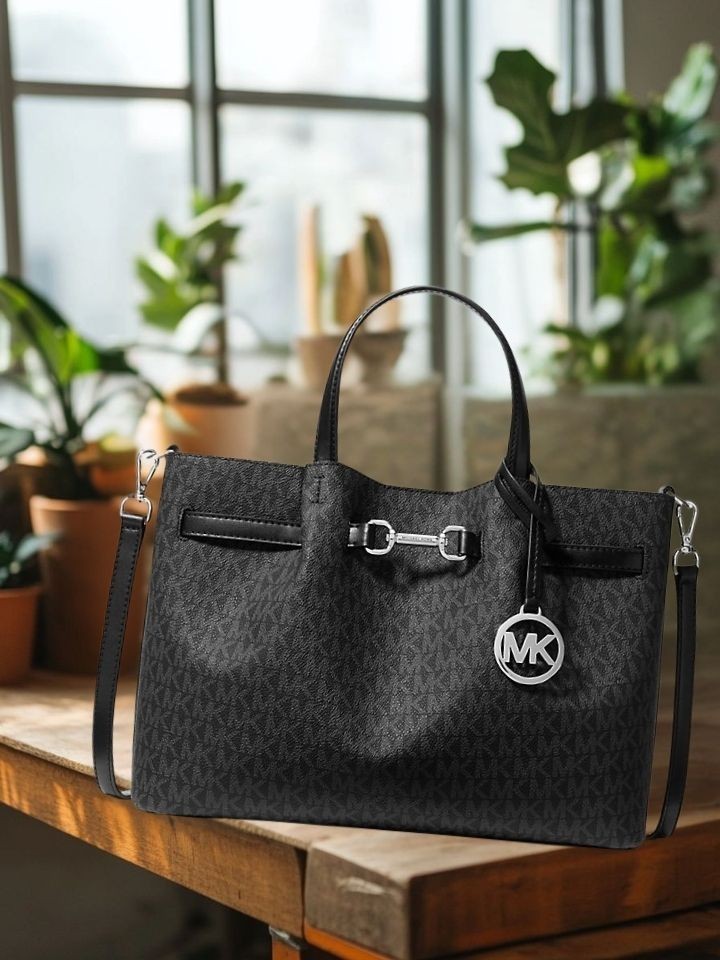 Michael Kors Carson Women Medium Signature Logo Crossbody Satchel