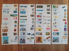 53 enveloppes premiers jours FDC Année 2004 grosse cote timbres france ss double