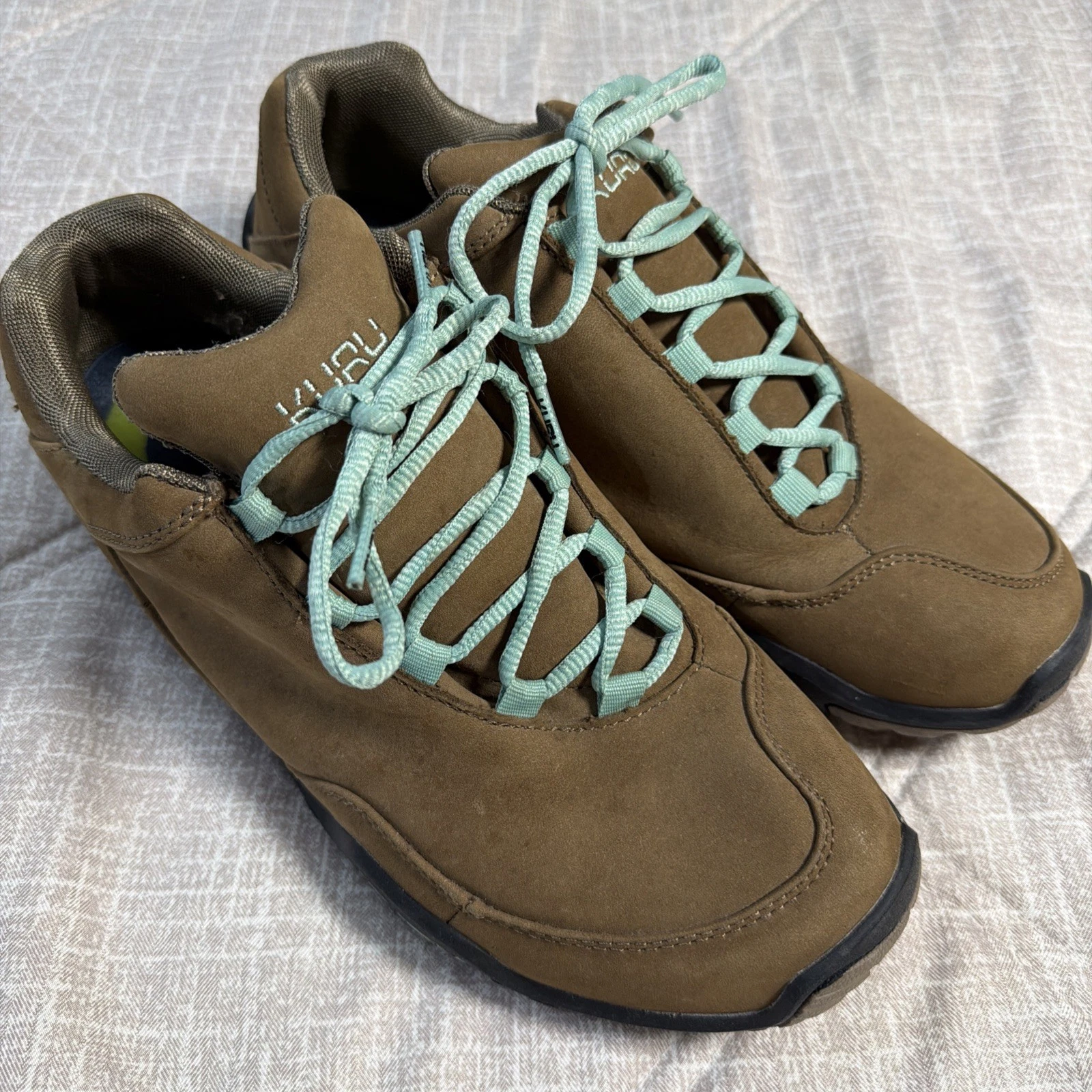 KURU Chicane Womens Size US 12 Medium Lace Up Brown Suede Hiking Trailing Shoes