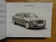 Repair Manuals & Literature for Bentley Mulsanne for sale | eBay