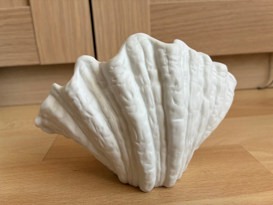 PartyLite P9609 Porte-bougie Coquillage en Porcelaine - Photo 2/4