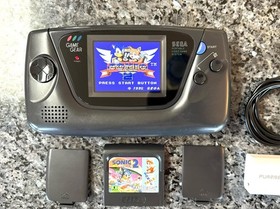 Sega Game Gear - Works, Recapped, New LCD Screen, Clean Shell, USB-C Setup +more
