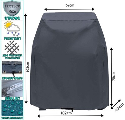 QUICK STAR Schutzhülle Grillabdeckung 102x49x103cm Tepro Toronto Grill BBQ
