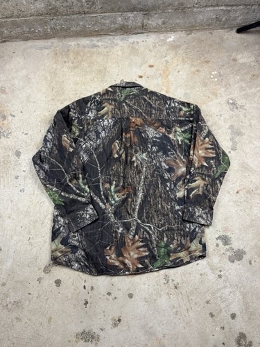 Vintage Field Staff Camo Button Up Shirt Mens Size Xl - Picture 3 of 5