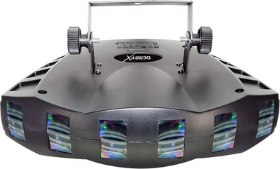 Derby X RGB LED Derby W/Static, Blackout, Strobe Effect Light & Automated/Sound 