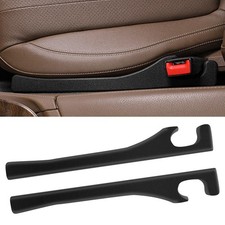 Bcautay 2 Pack Car Seat Gap Filler Interior Universal Fit Black