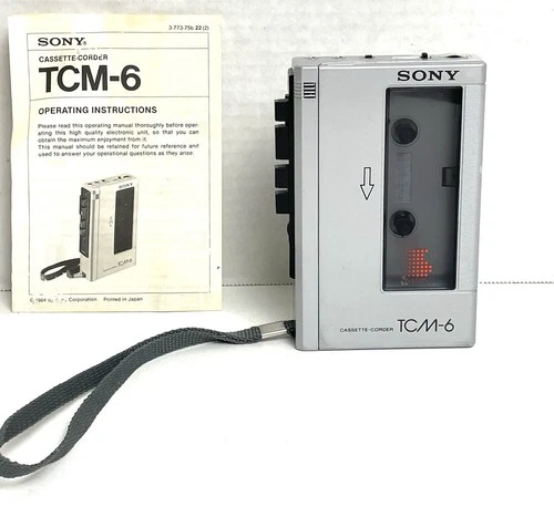 Vintage Sony TCM-6 Walkman Cassette Player / Recorder – AS IS PARTS/REPAIR