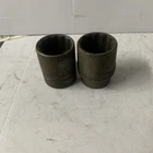 2 Vintage Williams USA Sockets With 1/2” Drive  1” & 9/16 Bsw