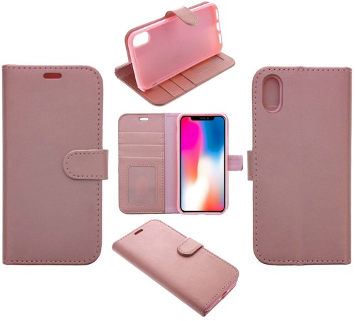 Funda de teléfono para Huawei Y6P 2020, cubierta, libro abatible, billetera, folio, cuero/gel - Imagen 3 de 3
