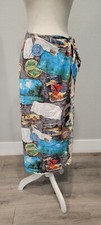 Vintage JAMS WORLD Skirt Tropical Wrap Skirt Sz Large