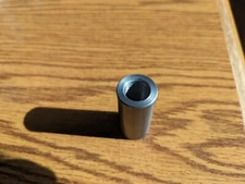 5/8-18 THREADED STANDOFF/BUSHING/SLEEVE/WELD BUNG. 1" OD, 2 1/4" LONG. 1018