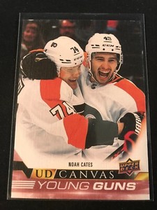 2022-23 Upper Deck CANVAS Young Guns Rookie #C95 Noah Cates YG