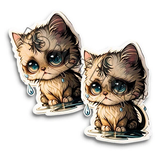 Cat Cube Kitten Sticker - Cat cube Kitten Silly cat - Discover