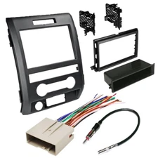 Single DIN Radio Car Stereo Dash install Kit for 2009-2014 Ford F-150 (F150)