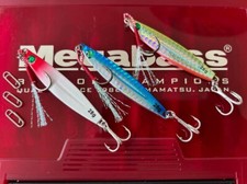 Mackerel & Bass Surf Spinner Treble/Plus Stinger Hook/ 7.5cm 28gm Set of Three 