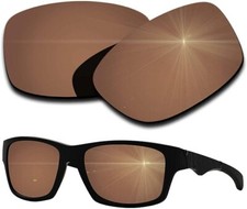 POLARIZED Replacement Lens for-OAKLEY Jupiter Squared OO9135 Sunglasses - Brown
