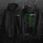 Motorcycle Hoodie for Kawasaki ZX-6R Ninja 2019-2023 Enthusiasts and Riders