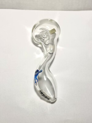 Chameleon Glass Sherlock Honeycomb Filter Tobacco Hand Pipe Clear