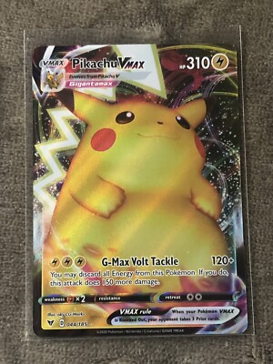 Pikachu Vmax 044/185 Vivid Voltage NM Full Art Ultra Rare Pokemon
