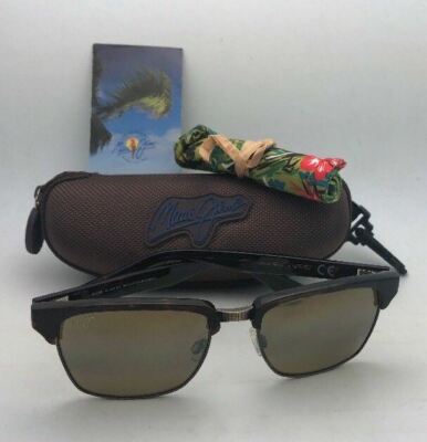 New MAUI JIM Sunglasses KAWIKA MJ 257-16C Tortoise & Gold w/HCL