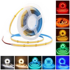 USA - 16ft/5M DC24V Flexible 384leds/m COB LED Light Strip TV Back Lighting Tape