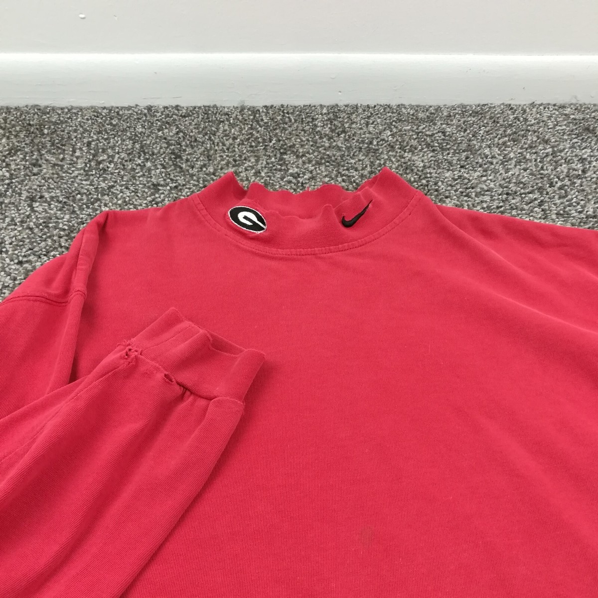 Vintage Y2K Georgia Bulldogs Shirt Nike Turtleneck Mock Neck Mens