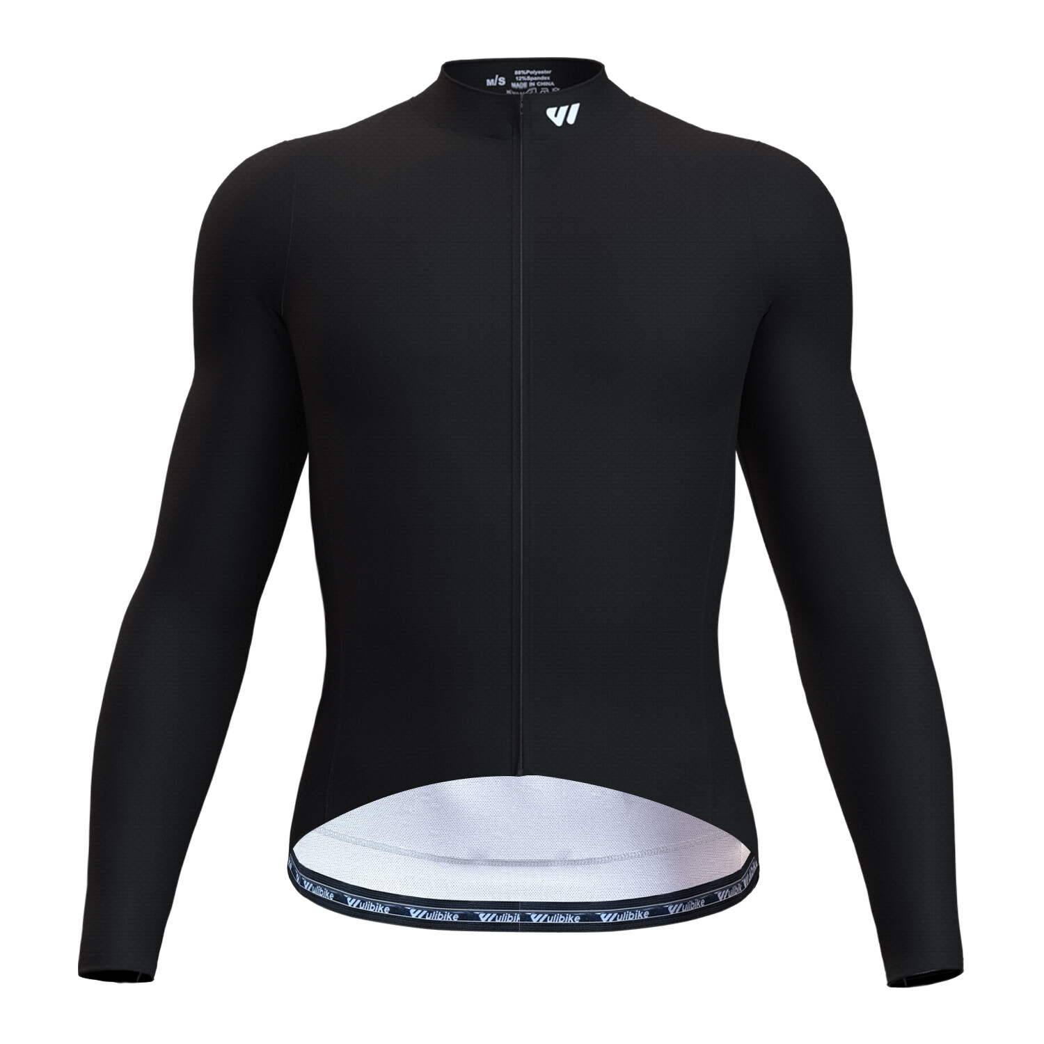 Wulibike Herren Radtrikot Langarm Rennrad Trikot Atmungsaktiv mit