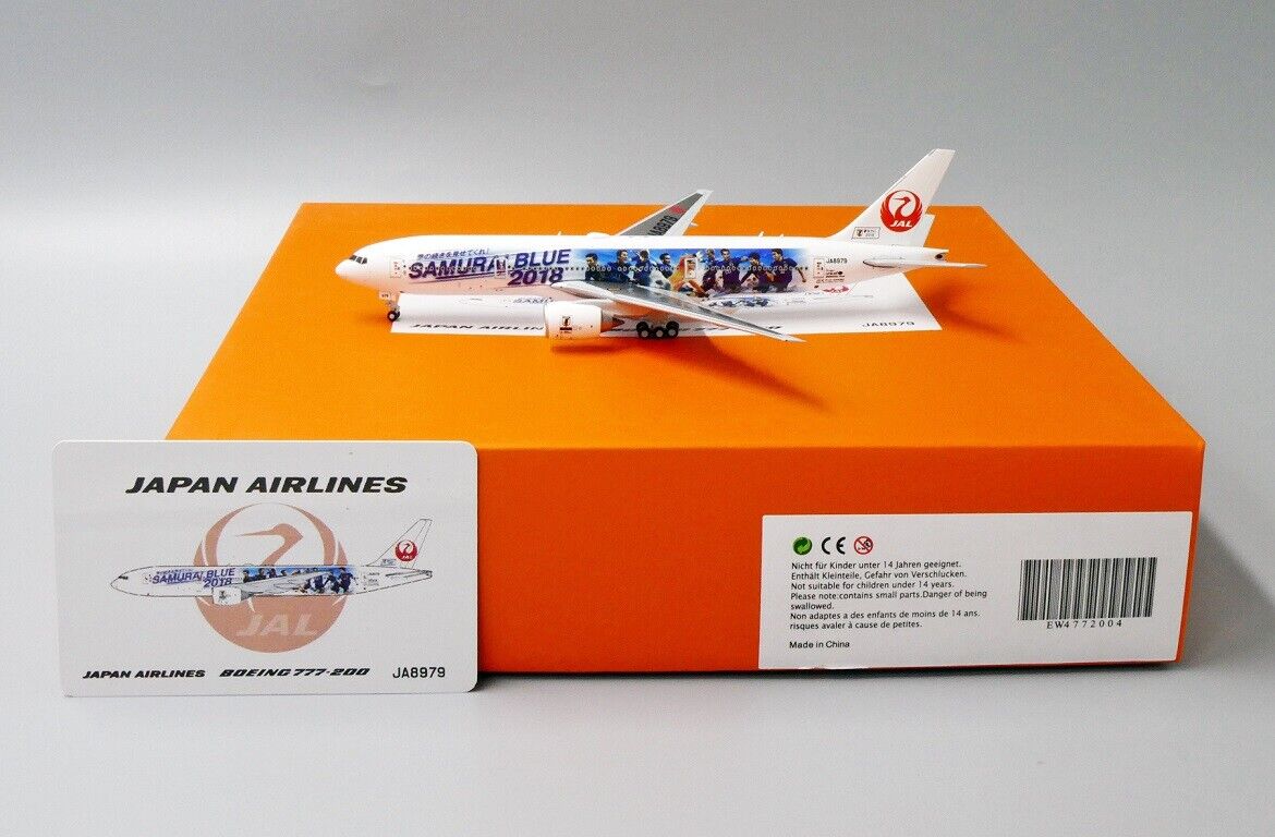 B777-200 JAPAN AIRLINES SAMURAI BLUE 2018 REG JA8979 - JC WINGS EW4772004  1/400