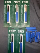 CRKT CEO MICROFLIPPER FOLDING  POCKET KNIFE #7083 SHEEPSFOOT BLADE