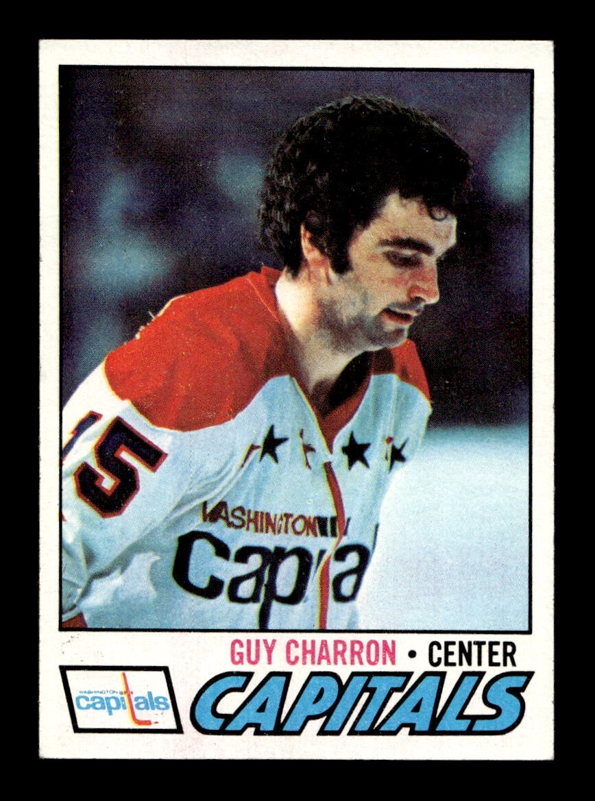 1977 78 Topps #145 Guy Charron Capitals NEAR MINT *2p