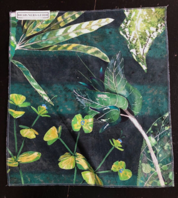 DESIGNERS GUILD Arjuna Leaf 16 x 17 1/2'' Nature Scene Fabric Sample