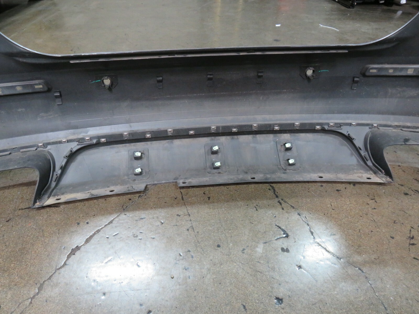 Maserati Quattroporte, Rear Bumper Assembly, w/Sensors, Damaged, Used