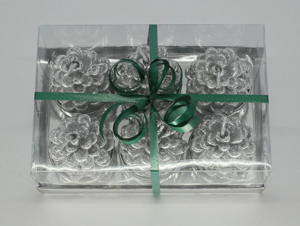 Kaheku Teelichter Voto, Zapfen silber - 1124000897 - Bild 2 von 3