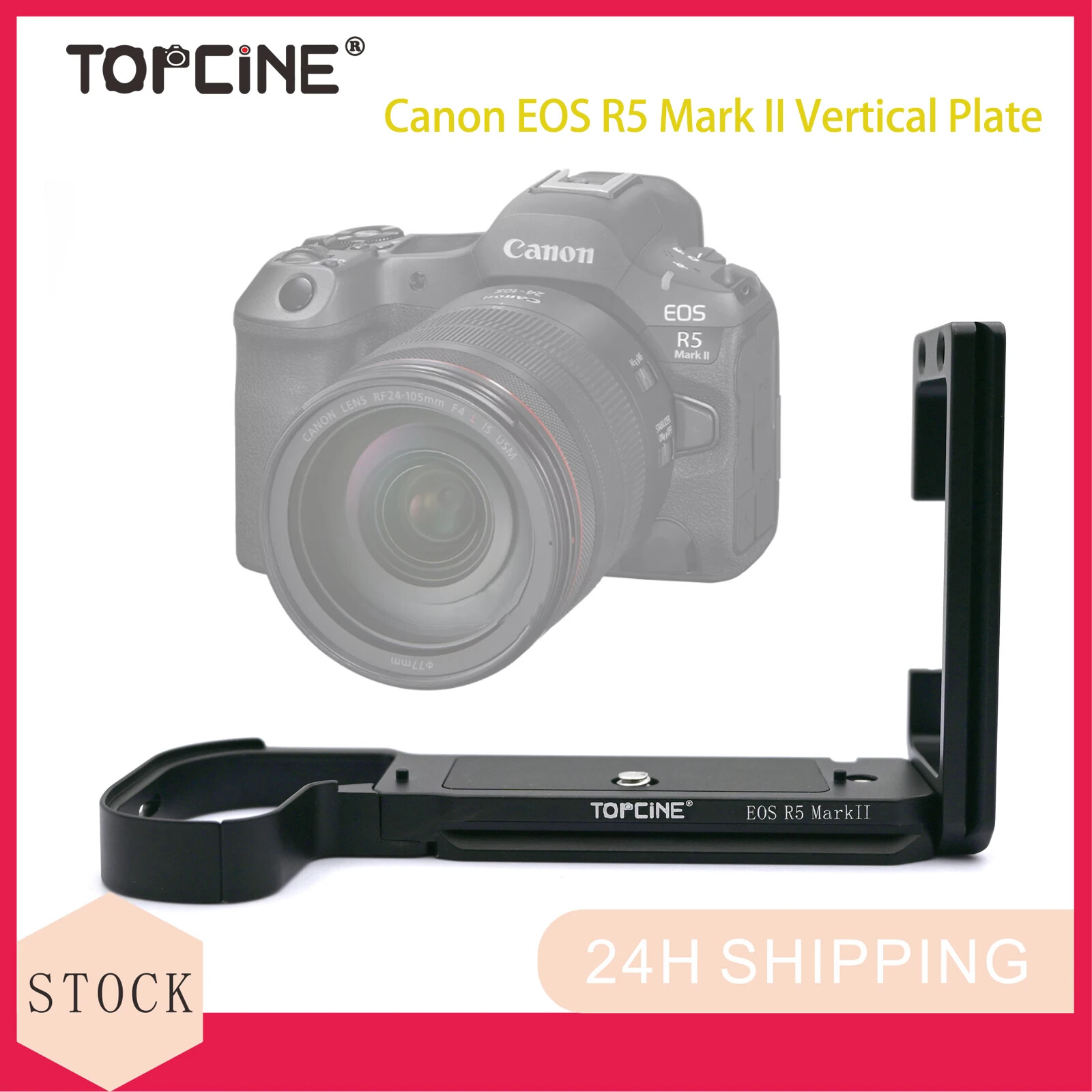 Canon EOS R5 Mark II L Plate Quick Release Arca Vertical Shooting