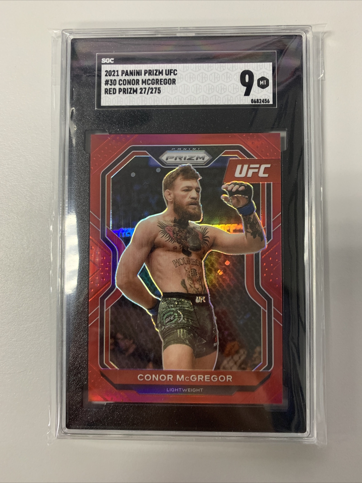 2021 Panini Prizm Ufc Conor Mcgregor Red /275 SGC 9