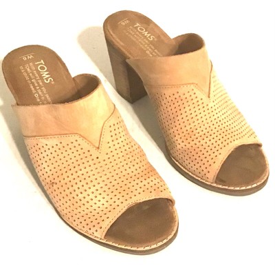 toms mules heel
