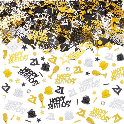 Gold Glitter 37 Konfetti – 200 Stück Zahlenkonfetti Für 37. Geburtstag, Jubiläum & Party-Deko