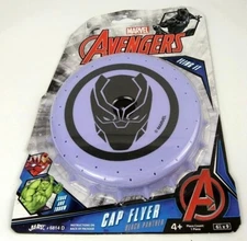 Black Panther Cap Flyer Ja-Ru Marvel Advengers Swimming Pool Toy Disc Water Jaru