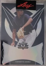 Leaf Valiant Yoendrys Gomez Blue Unsigned Proof 1/1