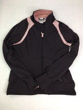 Adidas Clima365 Womens Full Zip Track Jacket Pockets Zipper Purple Running SZ M