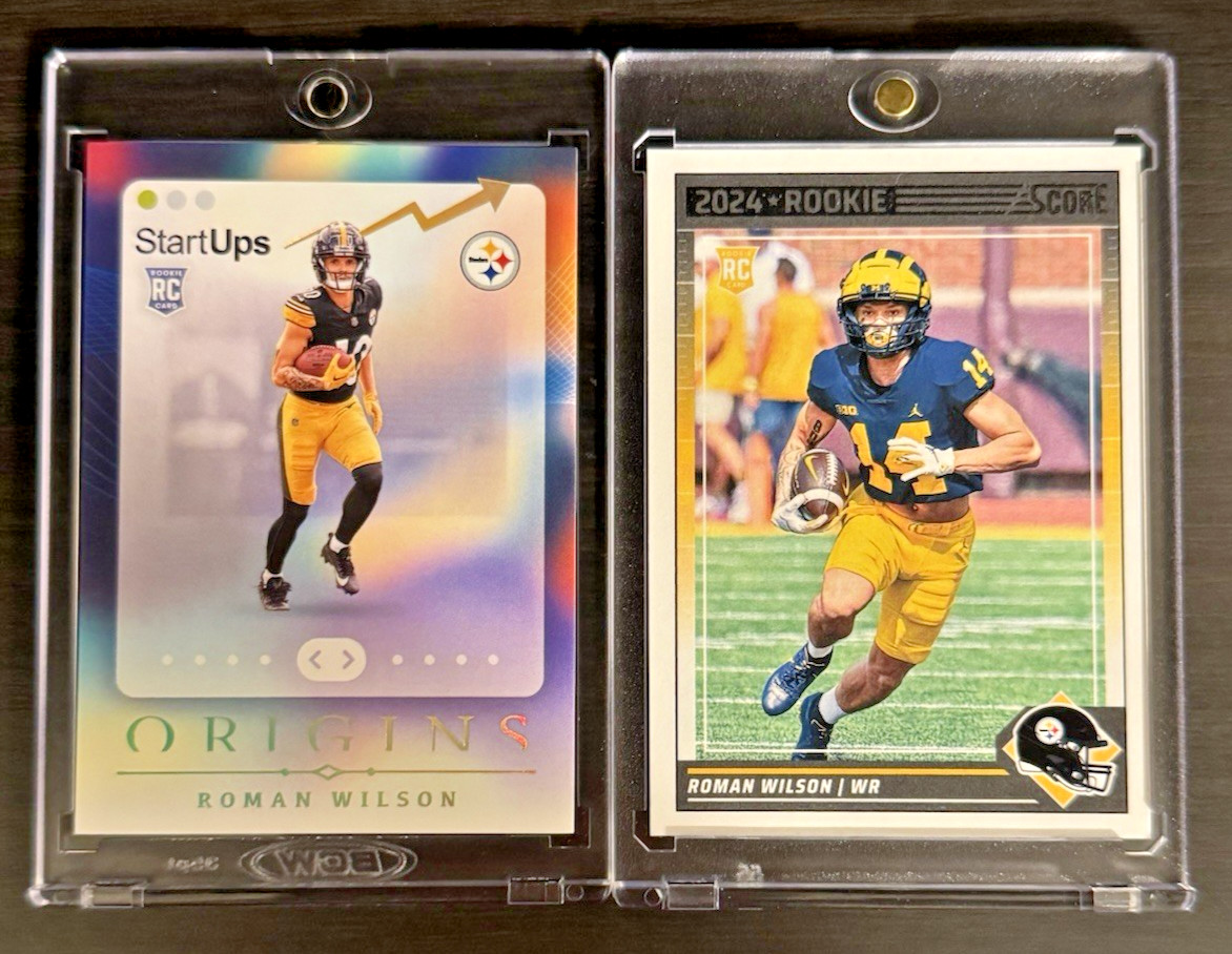 2024 Panini Origins Start-Ups Roman Wilson #19 RC + Score RC